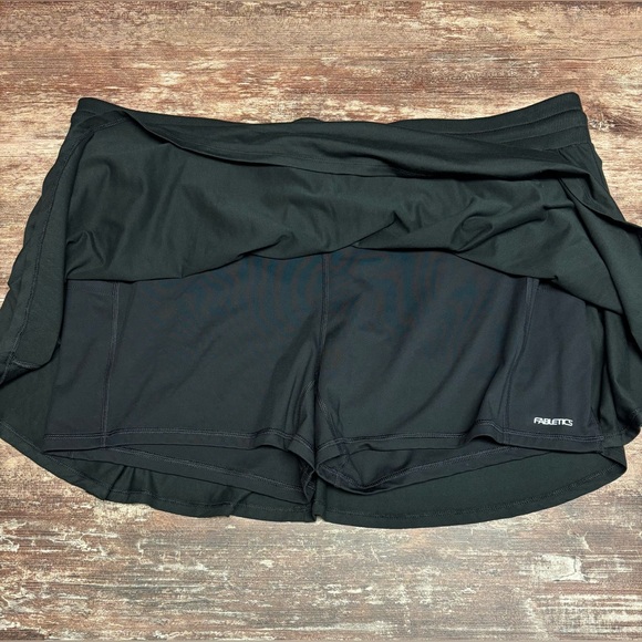 Fabletics | NWT Cloud Jersey Flounce Skirt Skort Athletic Built In Shorts 3X - Picture 5 of 12